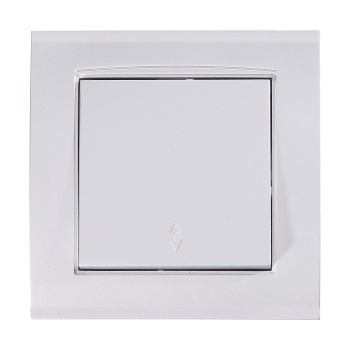 Выключатель Бриллиант СП 1кл. серебро на 2 направления 10А IP20 UNIVersal 7949629