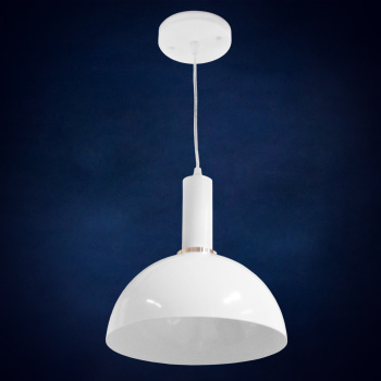 Люстра VERNER LIGHTING N3396/1H, E27, 1 лампа, 40 Вт, диаметр 250 мм, цвет белый