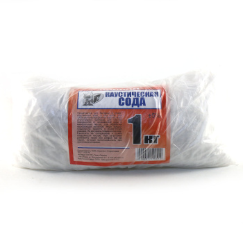 Сода каустическая 1,0кг (для растворения засоров канализационных труб) *15/1005 Сода каустическая 1,0кг (для растворения засоров канализационных труб) *15/1005