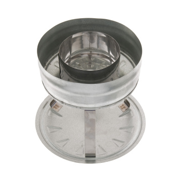 Оголовок 120х200 нерж./оцинк., 0,5мм 0,5мм, по конденсату *1/6