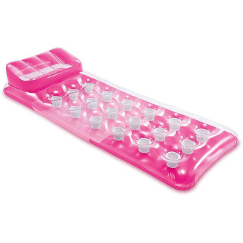 Матрас пляжный INTEX 18-Pocket Fashion, 188x71 см, цвет микс