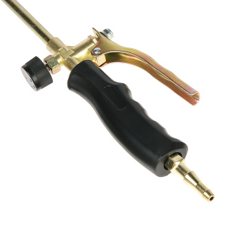 Горелка кровельная газовоздушная вентиль/рычаг L- 500мм d-60мм изогнутая ГВ-500Р FOXWELD *1/20