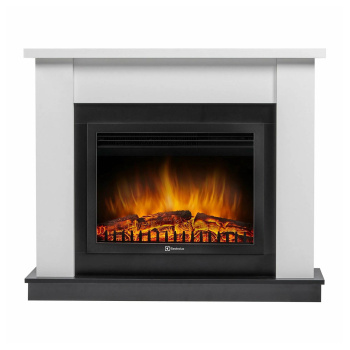 Каминокомплект (портал) Firelight Canto 25 белый + (очаг) Electrolux EFP/P-2520LS N *1