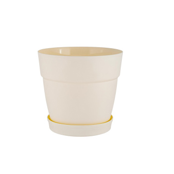 Кашпо пластм. "Villa de Fiori"  2л d верха 170мм h155мм с поддоном Белосн. жасмин IG660110048*1/15 Кашпо пластм. "Villa de Fiori"  2л d верха 170мм h155мм с поддоном Белосн. жасмин IG660110048*1/15