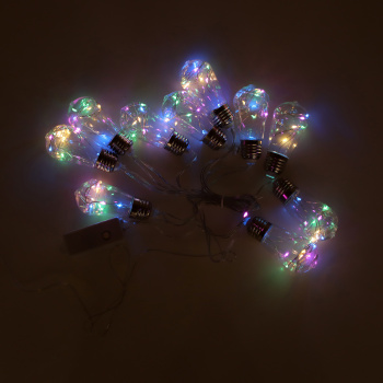 Гирлянда «Нить» Luazon Lighting, 3 м, 8 режимов, мульти, лампочки, 80 LED, IP20, 220 В