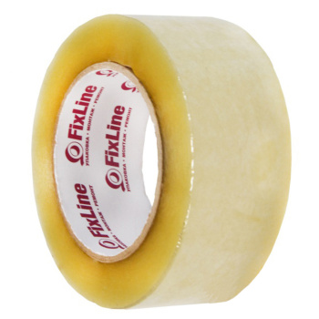 Лента клейкая прозрачная 48мм х145м "FixLine" *6/36 Лента клейкая прозрачная 48мм х145м "FixLine" *6/36