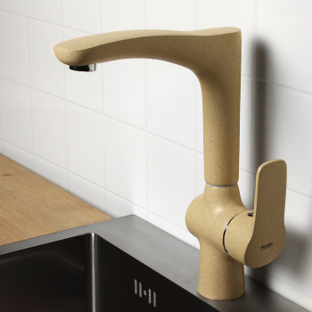 Смеситель для кухни Potato P4041-9, высокий излив, рычажный Смеситель для кухни Potato P4041-9, высокий излив, рычажный