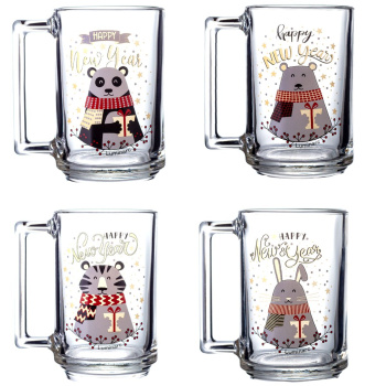 О0051 Кружка 320мл ФИТНЕС НОВЫЙ ГОД 2022 (1/12)