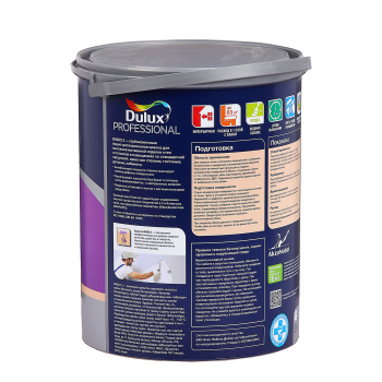 Краска акриловая для стен и  потолков 4,5 л BINDO 3 База BW  моющаяся глубокоматовая*1