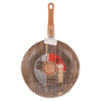 Сковорода алюм.а/приг.  Jarko Kantry d28см Стекл.кр. JKntr-128-21 *1/4