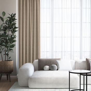 Штора Канвас 150*290см тауп Волшебная ночь *1/5