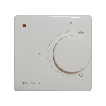Терморегулятор Теплолюкс LC 001, механический, белый