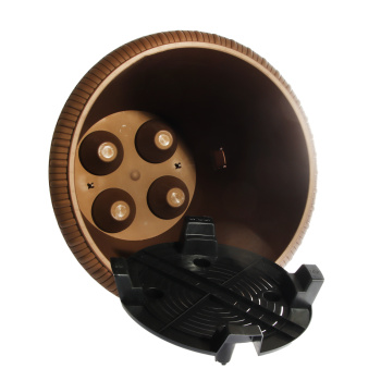 Кашпо пластм. "Lе Jardin"20,5л d верха 400мм h330мм дрен.реш.,прикорн.вент. Бронза 106-7*1/10