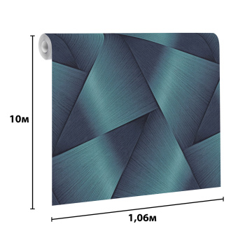 Обои флиз ED Euro Decor Halo (син.) 7342-09 *6