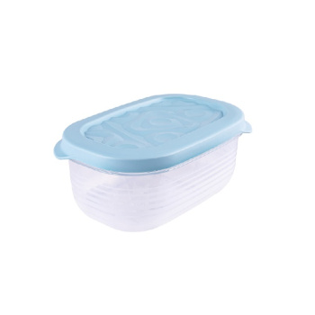 Контейнер д/прод. пластм. "Flexo" 0,65л 160х100х68мм Голубой арт.63993 ("Полимербыт") *1/16
