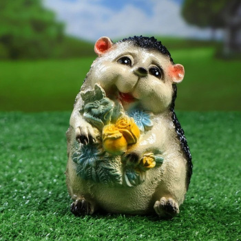 Садовая фигура "Ежик с цветами" 4871331