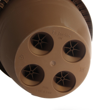 Кашпо пластм. "Lе Jardin"20,5л d верха 400мм h330мм дрен.реш.,прикорн.вент. Бронза 106-7*1/10