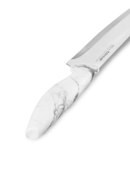 Нож кухонный ATTRIBUTE  пл.р. Marble поварской дл.лезв.20см AKM228 блистер *1/6/36 Нож кухонный ATTRIBUTE  пл.р. Marble поварской дл.лезв.20см AKM228 блистер *1/6/36