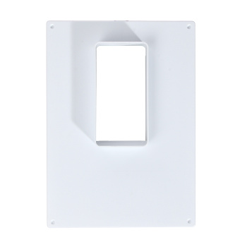 Площадка торцевая для воздуховода горизонтальная 60х120мм 612ПТВ (180х250мм) *1/50