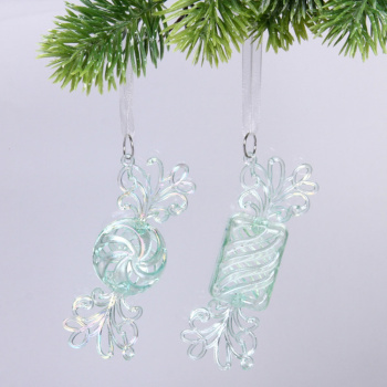 Подвеска "Сказочная сладость" 3,8*10,6 см (набор 2 шт), Зелёный