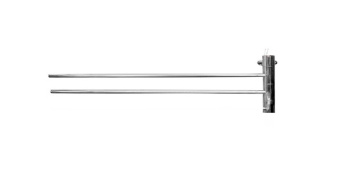 Полотенцесушитель электрический ТЭРА "Игла" поворотный 450х500 (3п) *1