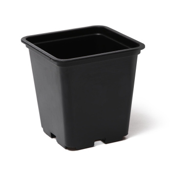 Горшок 1 л для рассады, 11х11х12 см, пластик, черный