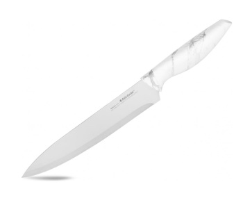 Нож кухонный ATTRIBUTE  пл.р. Marble поварской дл.лезв.20см AKM228 блистер *1/6/36 Нож кухонный ATTRIBUTE  пл.р. Marble поварской дл.лезв.20см AKM228 блистер *1/6/36