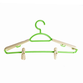 Плечики-вешалка для одежды пластм. НАБОР 2шт с ш.накл.,с держ.галст. р-р 48-54 С513Н ("Март.")*1/10