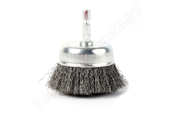 Щетка-крацовка "чаша" для дрели 75мм PATRIOT гофрированная проволока *1/10