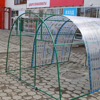 Каркас теплицы Агроном, 4х3х2 м, профиль 20х20 мм, шаг дуги 1 м