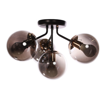 Люстра N5122/4 COFFEE+FGD Е27 4*40Вт ( h=295; d=515)  VERNER LIGHTING *1