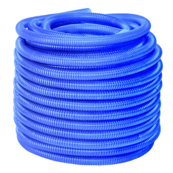 Шланг поливочный 30 м Альтернатива, ПВХ, 1/2", гофрированный, синий