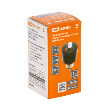 Предохранитель автомат. резьбовой ПАР-16 TDM SQ0717-0002 *10/100