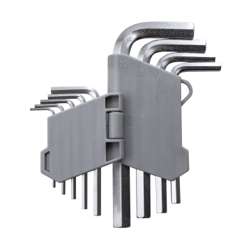 Набор ключей имбусовых  9 шт 1,5-10 мм короткие Cr-V сатин HEX арт.43-2-100 Ремоколор *1/10/40