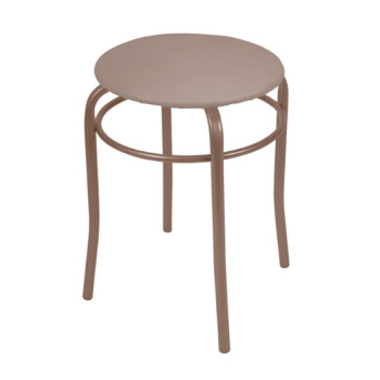 Табурет с мягким кругл.сидением, металл.опоры с dтруб 20мм "Ника 2" цв.:"микс" в РАЗОБР.видеТПР2*1/5