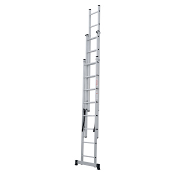 Лестница многофункциональная складная алюм. 3х 8ступ.,общ.дл.4,74м,max н.150кгNV1230 1230308 "НВ" *1