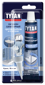 Герметик санитарный 85 мл TYTAN, силиконовый, белый Герметик санитарный 85 мл TYTAN, силиконовый, белый