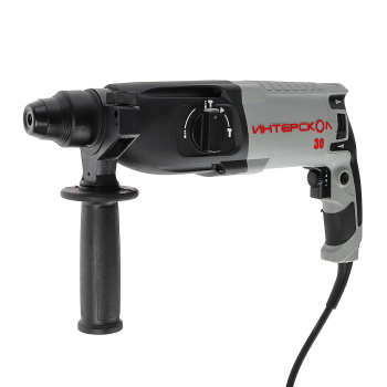 Перфоратор электрический ИНТЕРСКОЛ П-30/900ЭР, щеточный, 3 режима, 0-1050 об/мин, 0-5100 уд/мин