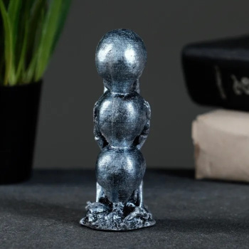 Статуэтка "Три черепа" состаренное серебро, 10х4хх4см 7664466