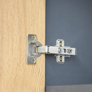 Шкаф навесной 600х338х290 мм BROZEX-WOOD Next, для вытяжки, с дверцей, графит / дуб вотан