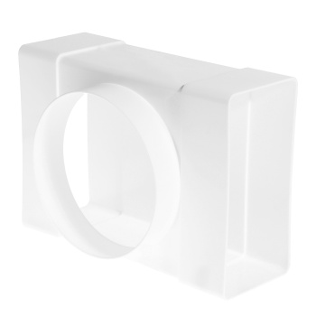 Соединитель воздуховодов плоский 60х120мм 612ТФ10П (фланец Ø100мм) *1/20