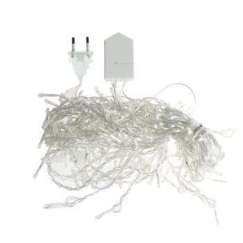 Гирлянда «Занавес» Luazon Lighting, 1.5х1 м, 8 режимов, теплый белый, 180 LED, IP20, 220 В