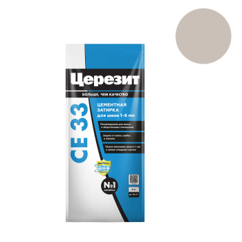 Затирка для швов 2 кг Церезит CE 33, багамы бежевый