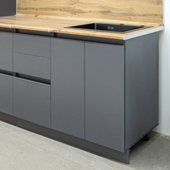 Шкаф напольный 600х850х600 мм BROZEX-WOOD Next, с двумя дверцами, графит Шкаф напольный 600х850х600 мм BROZEX-WOOD Next, с двумя дверцами, графит