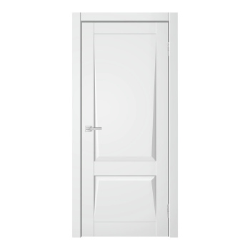 Дверное полотно глухое Двери Гуд DIAMOND 2, 2000х800х38 мм, белый бархат