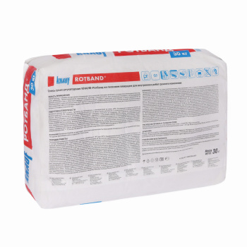 Штукатурка гипсовая KNAUF Rotband, для стен и потолков, 30 кг