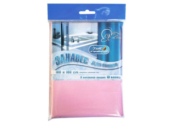 Штора для ванной V-line Занавес, 180х180 см, полиэстер, микс