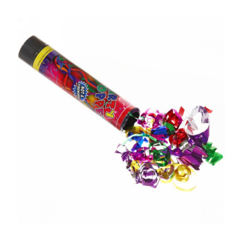 Пневмохлопушка "Праздник", 20 см, серпантин и фольга