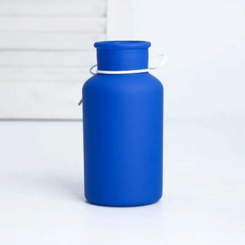 Ваза матовая «Чудеса там, где в них верят» синяя, 16 х 8 х 8 см 6631179