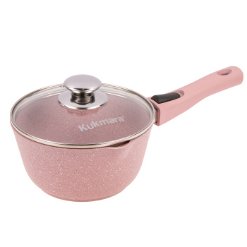 Кастрюля алюм. литая а/приг. Kukmara "Trendy style" Rose 1,5л съмн.Руч. Ст.кр.с нос к0156tsr *1/3